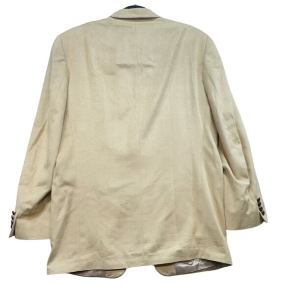 Ralph Lauren Mens Blazer Size 42T Beige Made In Canada - Picture 13 of 13